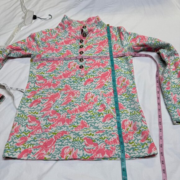 Lilly Pulitzer Captain Popover Lobstah Roll Print Cotton Small EUC - Picture 10 of 10